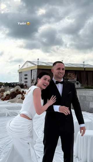 Михаил Литвин и Адель Вейгель. Фото: Instagram (запрещён в РФ) @mikhail_litvin