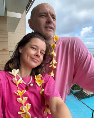 Екатерина Шпица с мужем Русланом. Фото: Инстаграм* @katerinashpitsa