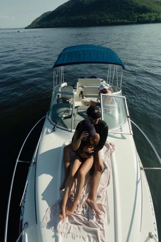 Полина Ерёменко и Олег Шепс. Фото: телеграм-канал героини материала