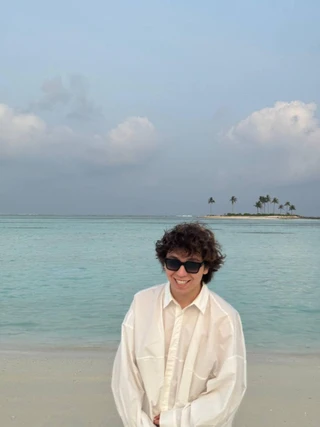 Рахим Абрамов на Мальдивах в феврале 2025 года. Фото: Инастаграм (запрещён в РФ) @rahimabramov