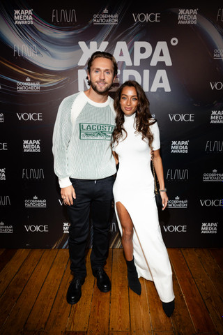 Влад Соколовский с супругой Ангелиной на пре-пати премии ЖАРА Media Awards. Фото: пресс-служба 