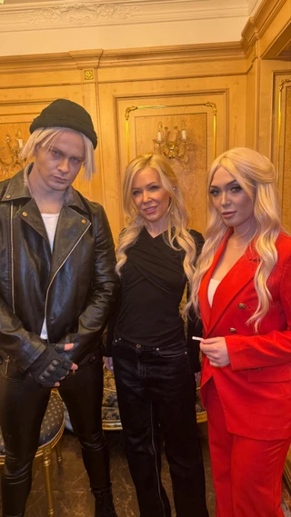 Никита Сорокин и Лилу Урюпина с Екатериной Мизулиной. Фото: Инстаграм (запрещён в РФ) @sorokin_ro @mint_lilu_