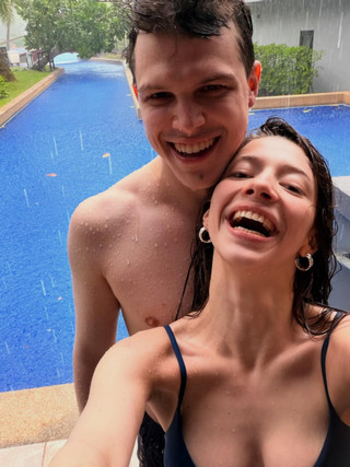 Полина Гухман и Григорий Верник. Фото: Инстаграм (запрещен в РФ) @polina.guhman