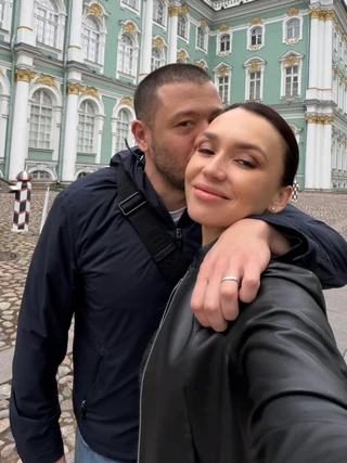 Ольга Серябкина и Георгий Начкебия. Фото: Инстаграм (запрещён в РФ) @seryabkina