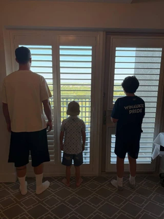 Джастин Тимберлейк с детьми. Фото: Instagram (запрещён в РФ) @justintimberlake