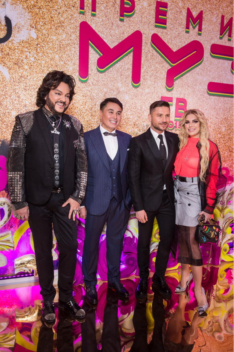 Филипп Киркоров, Арман Давлетяров, Сергей Лазарев, Katya Guseva. Фото: Super