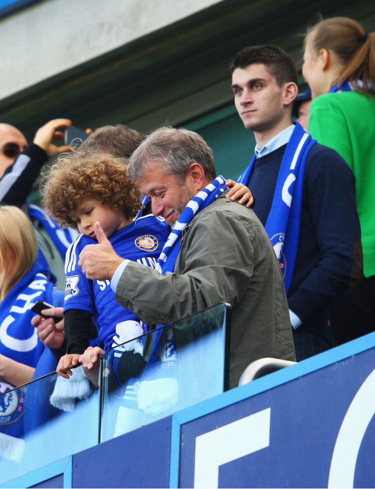 Роман Абрамович с сыновьями Аароном и Аркадием. Фото: Getty Images