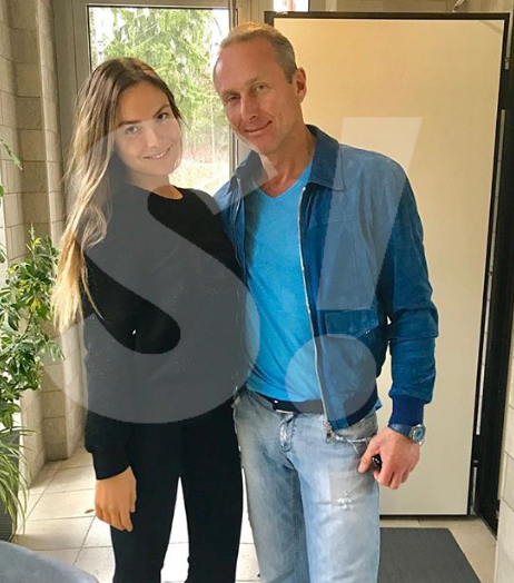 Илона с отцом Игорем Кесаевым