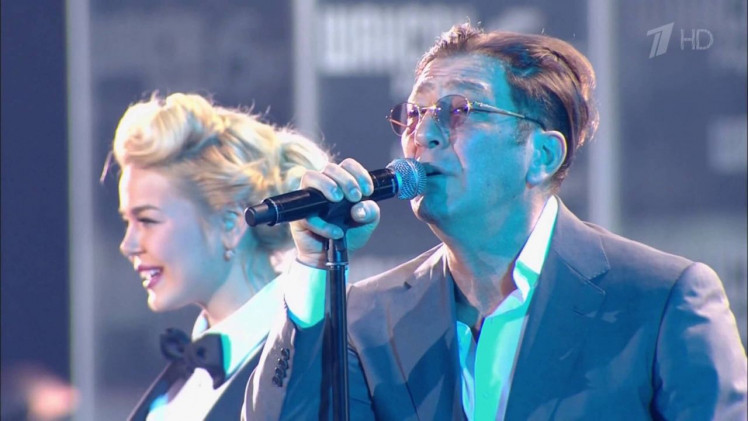 Алина Гросу и Григорий Лепс. Фото: Первый канал