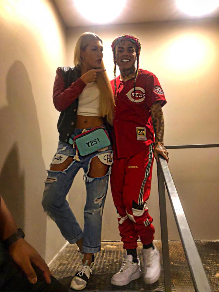 Рэпер 6ix9ine и Катя Гусева. Фото: SUPER