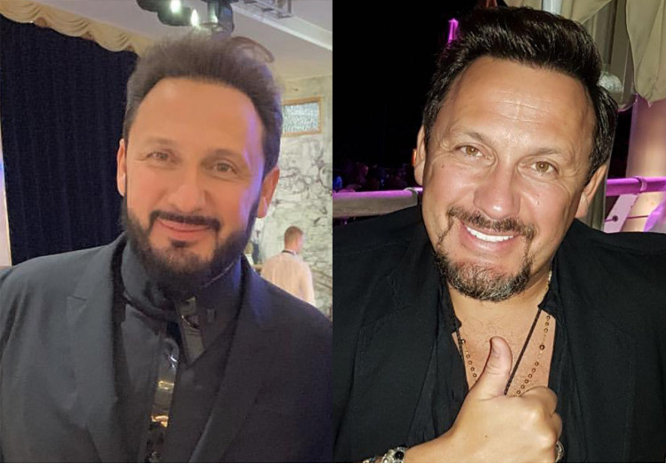 Стас Михайлов вчера на банкете и в 2017. Фото: Instagram.com