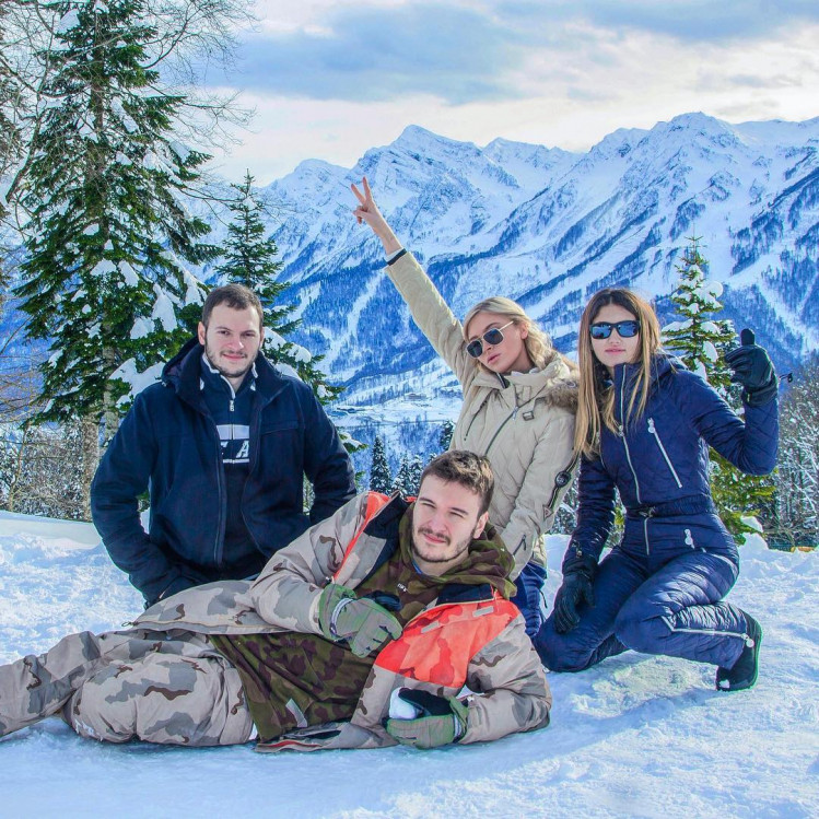 В начале года Алена и Мансур отдыхали в Сочи