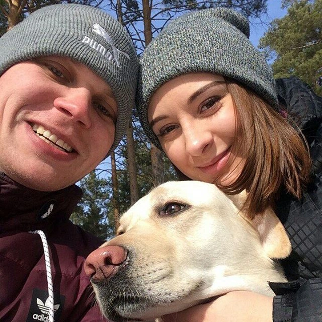 Женя Трофимов с супругой Софией. Фото: соцсети жены героя материала