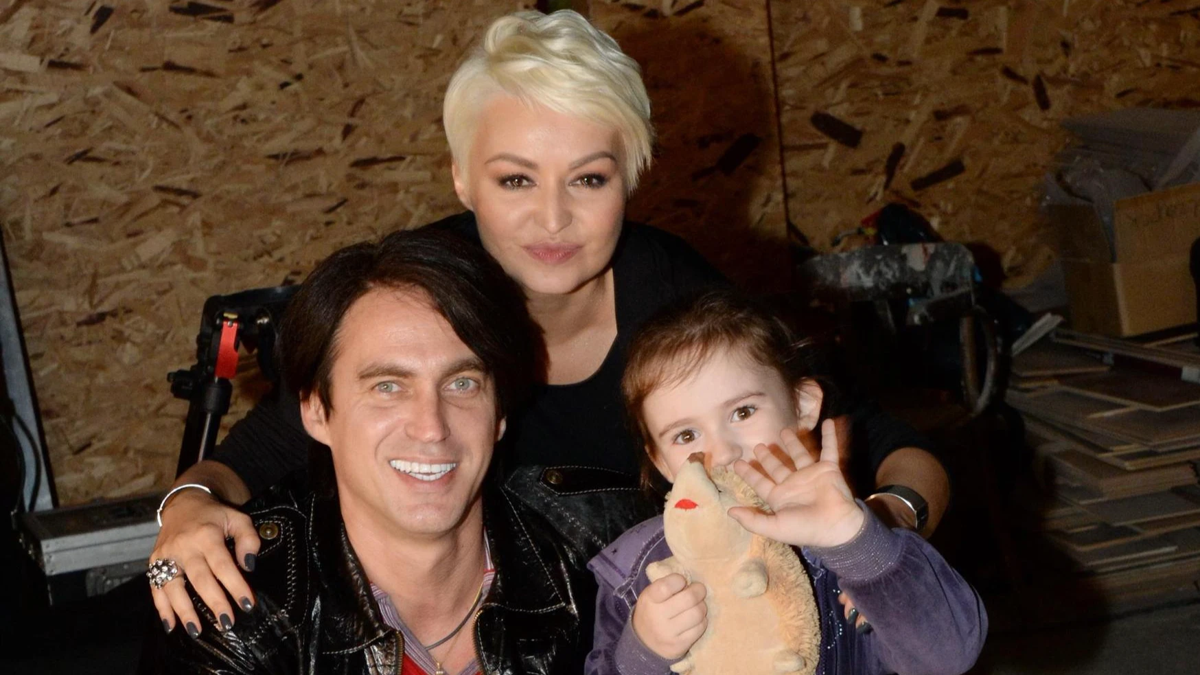 Катя Лель с мужем Игорем Кузнецовым и дочерью Эмилией. Фото: Legion-Media