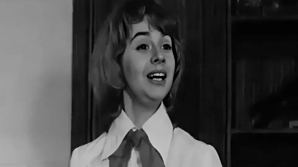 Людмила Игнатенко. Скриншот: к/ф «Ты только не плачь», 1979 год