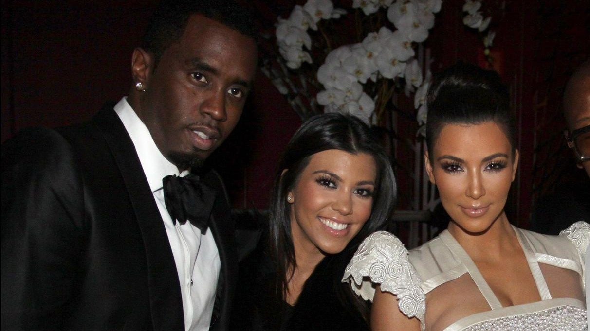 P. Diddy, Кортни и Ким Кардашьян. Фото: Getty Images
