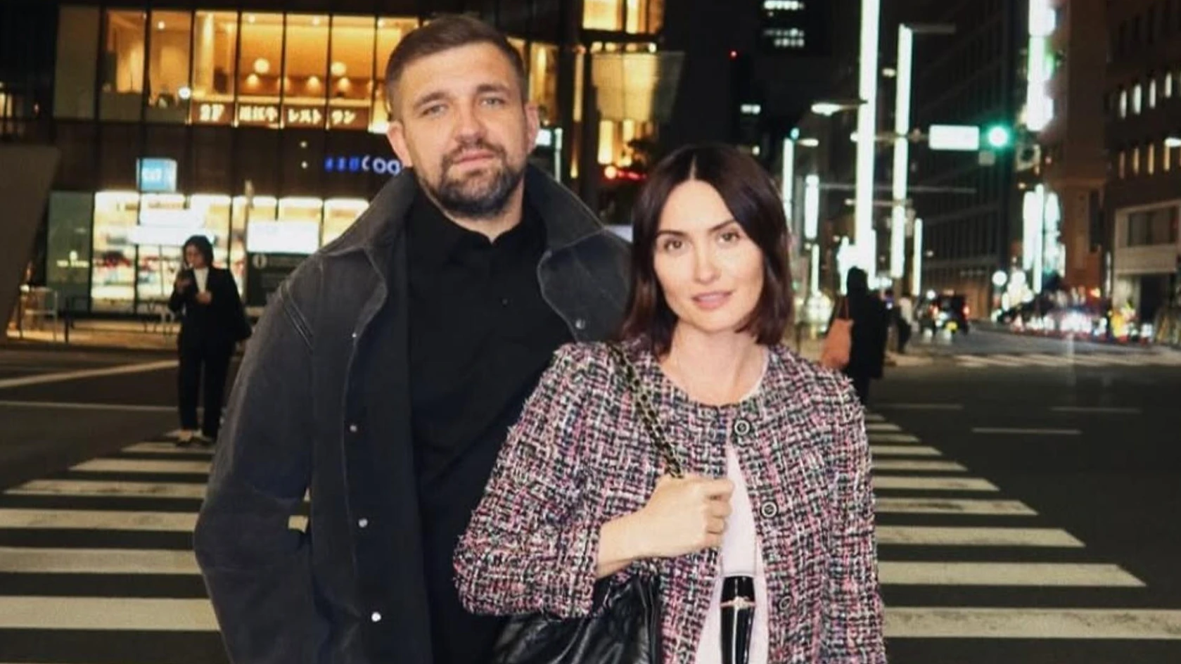 Рэпер Баста с супругой Еленой Вакуленко-Пинской. Фото: Инстаграм* @elena_vakulenkopinskaya