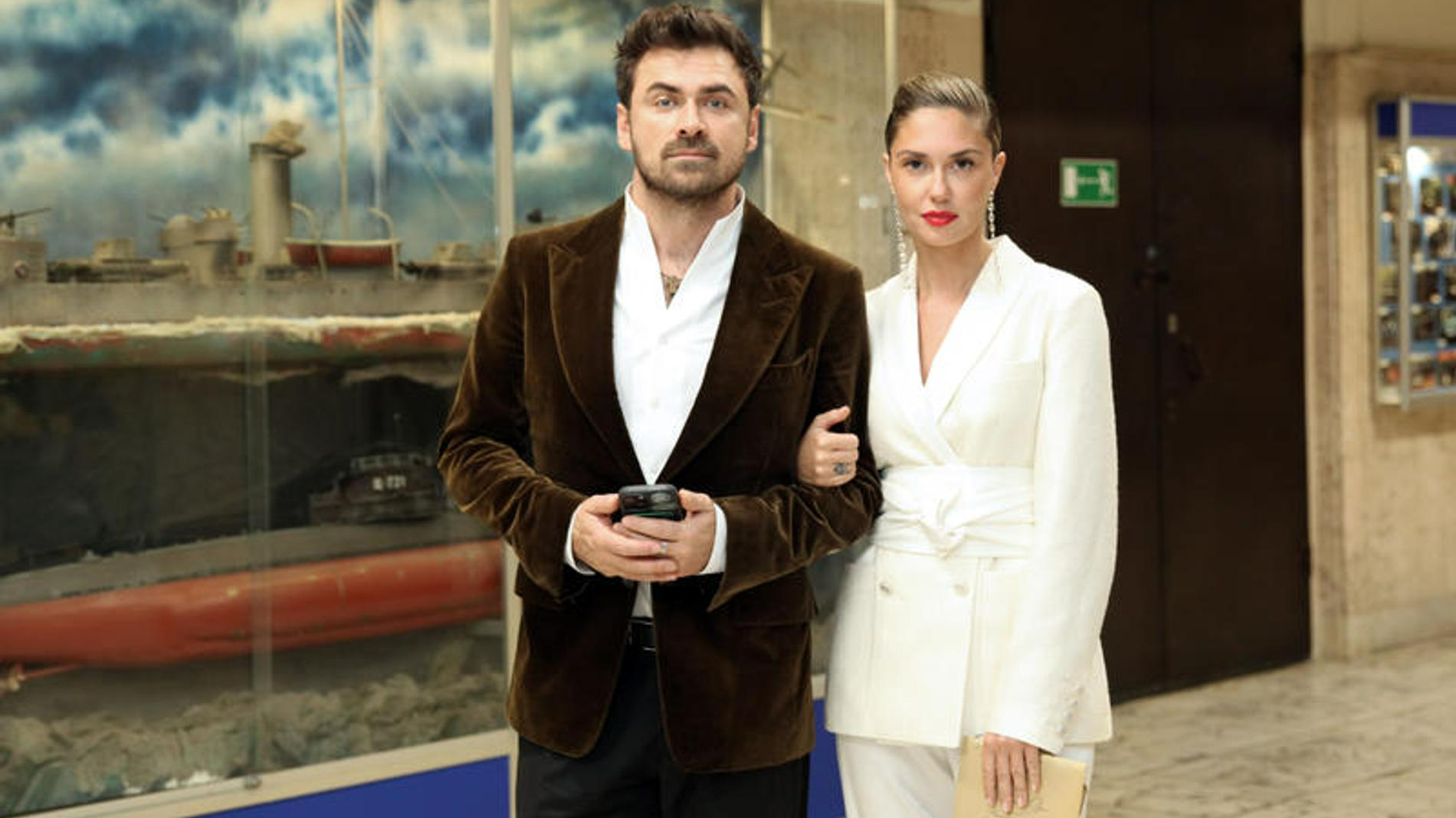 Пётр Дранга и Агата Муцениеце. Фото: Legion media