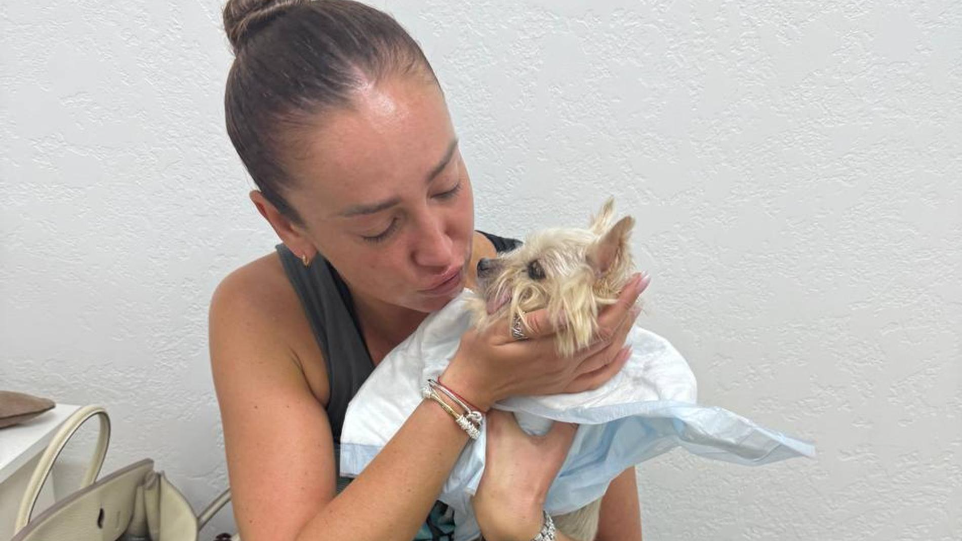 Ольга Бузова с собакой Евой. Фото: Telegram @byzovahouse