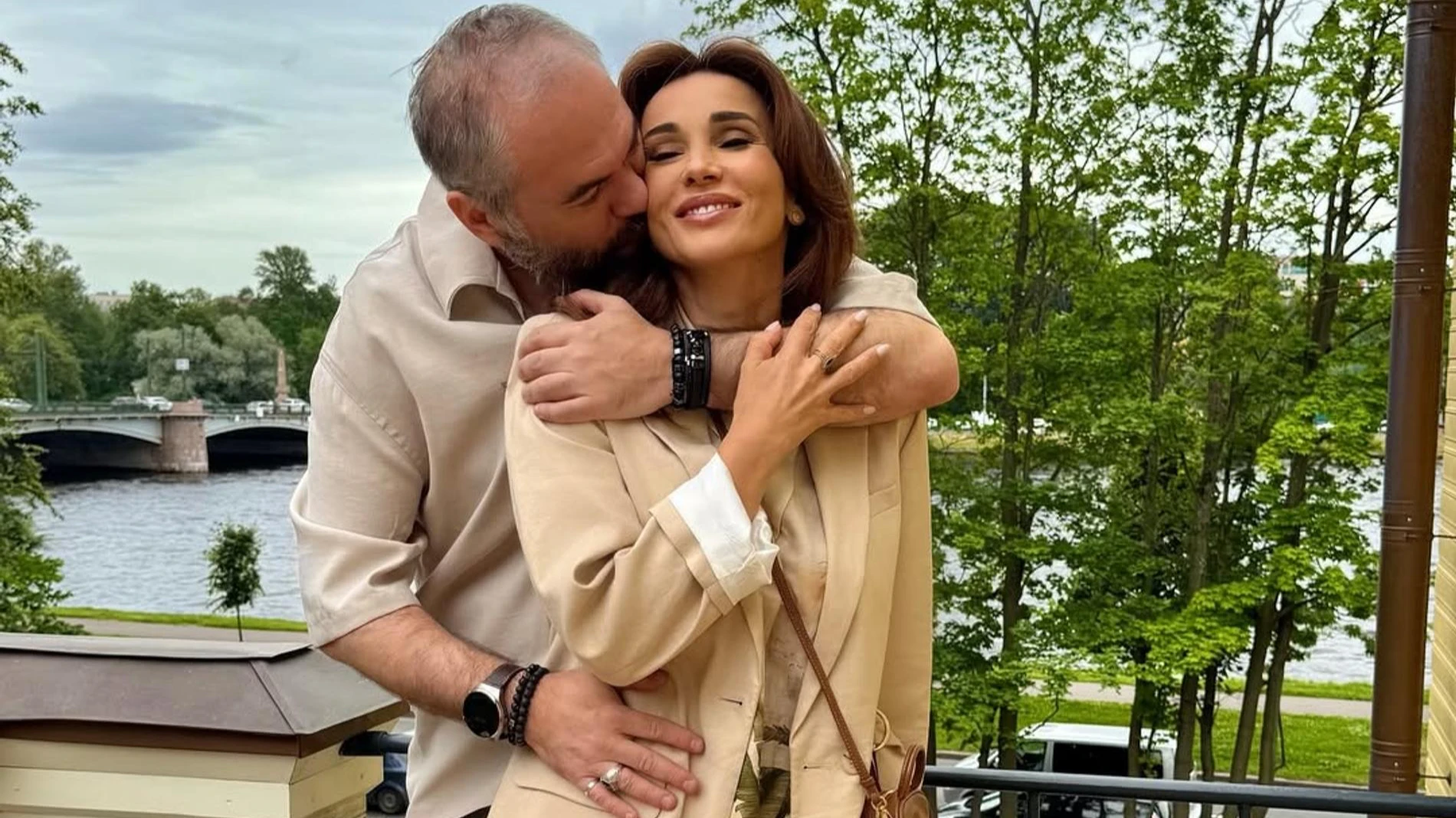 Анфиса Чехова и Александр Златопольский. Фото: Инстаграм* @achekhova