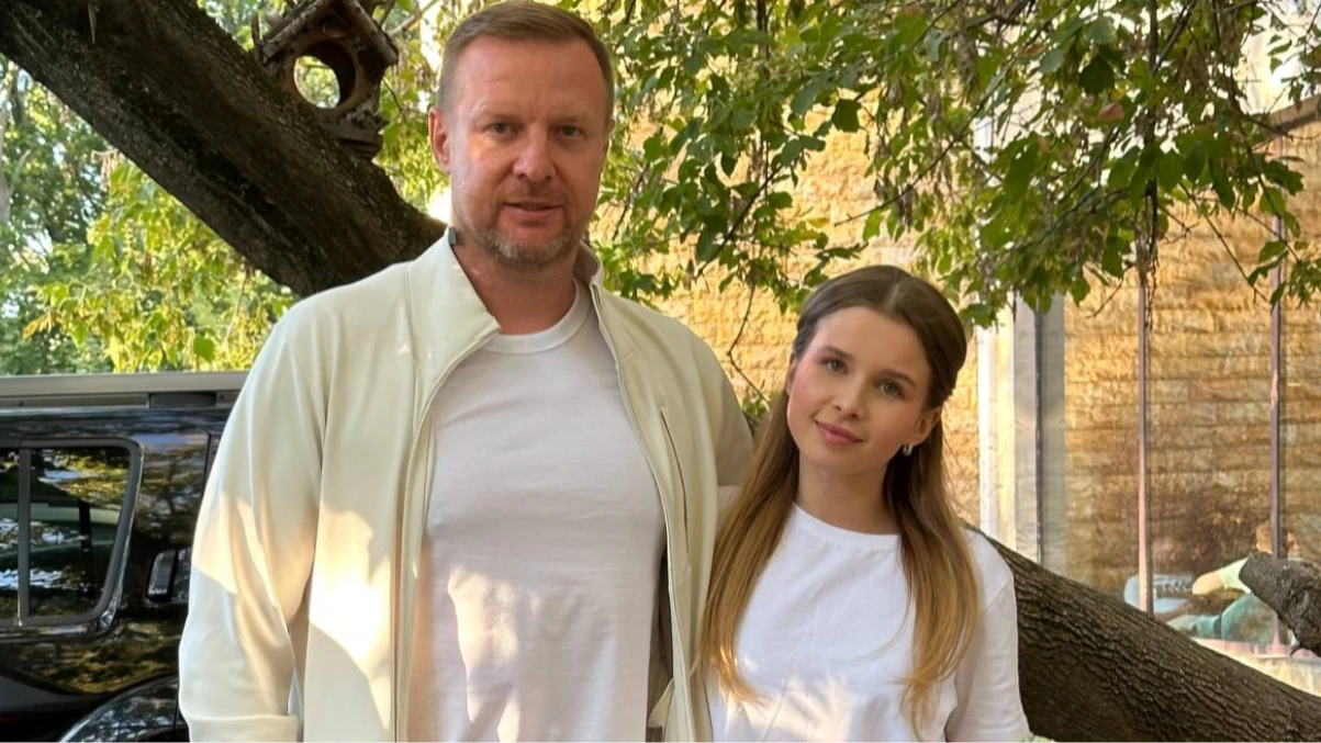 Вячеслав Малафеев с дочерью Ксенией. Фото: Telegram-канал Вячеслав Малафеев