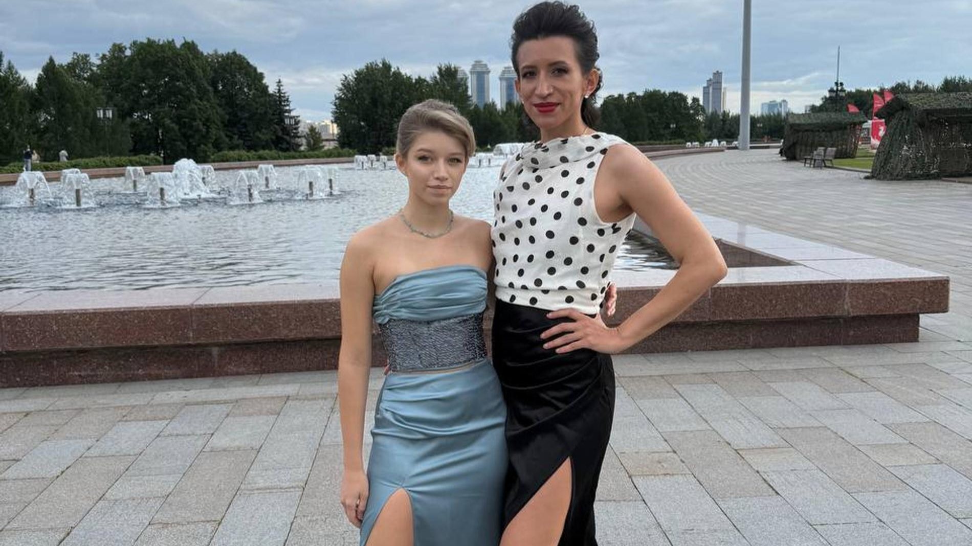 Елена Борщёва с дочерью Мартой. Фото: Telegram @lenaborsheva