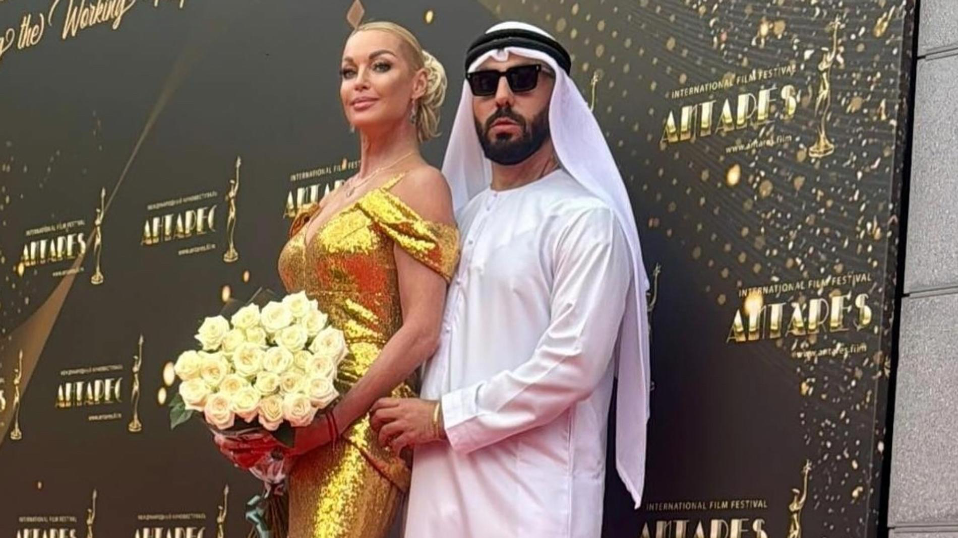 Анастасия Волочкова и Аркади Маиляна. Фото: Инстаграм (запрещен в РФ) @volochkova_art