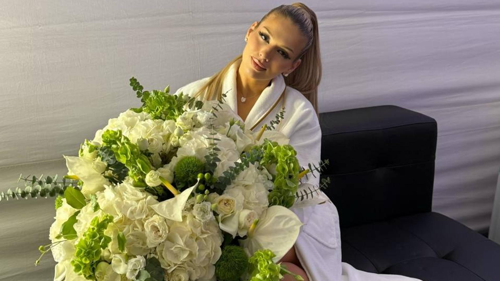 Люся Чеботина. Фото: Telegram @lusia_first_lady