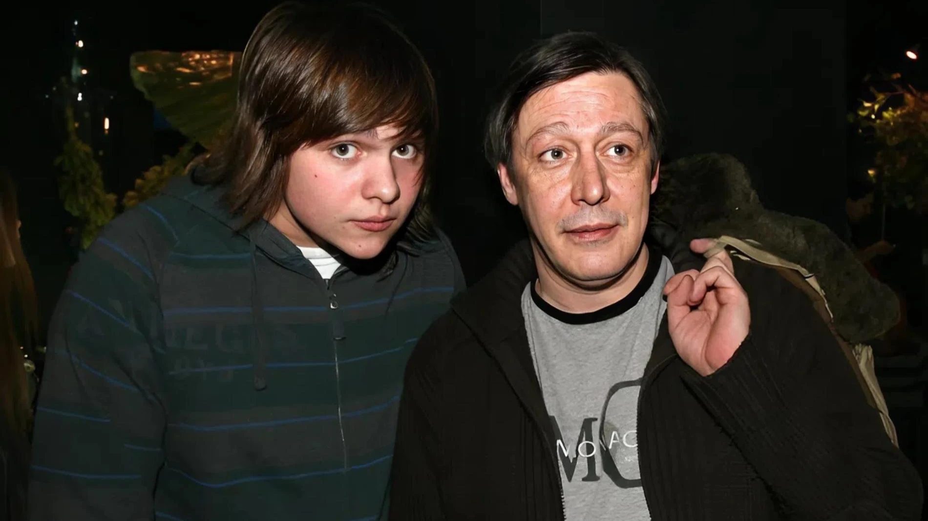 Михаил Ефремов с сыном Николаем. Фото: kino-teatr.ru