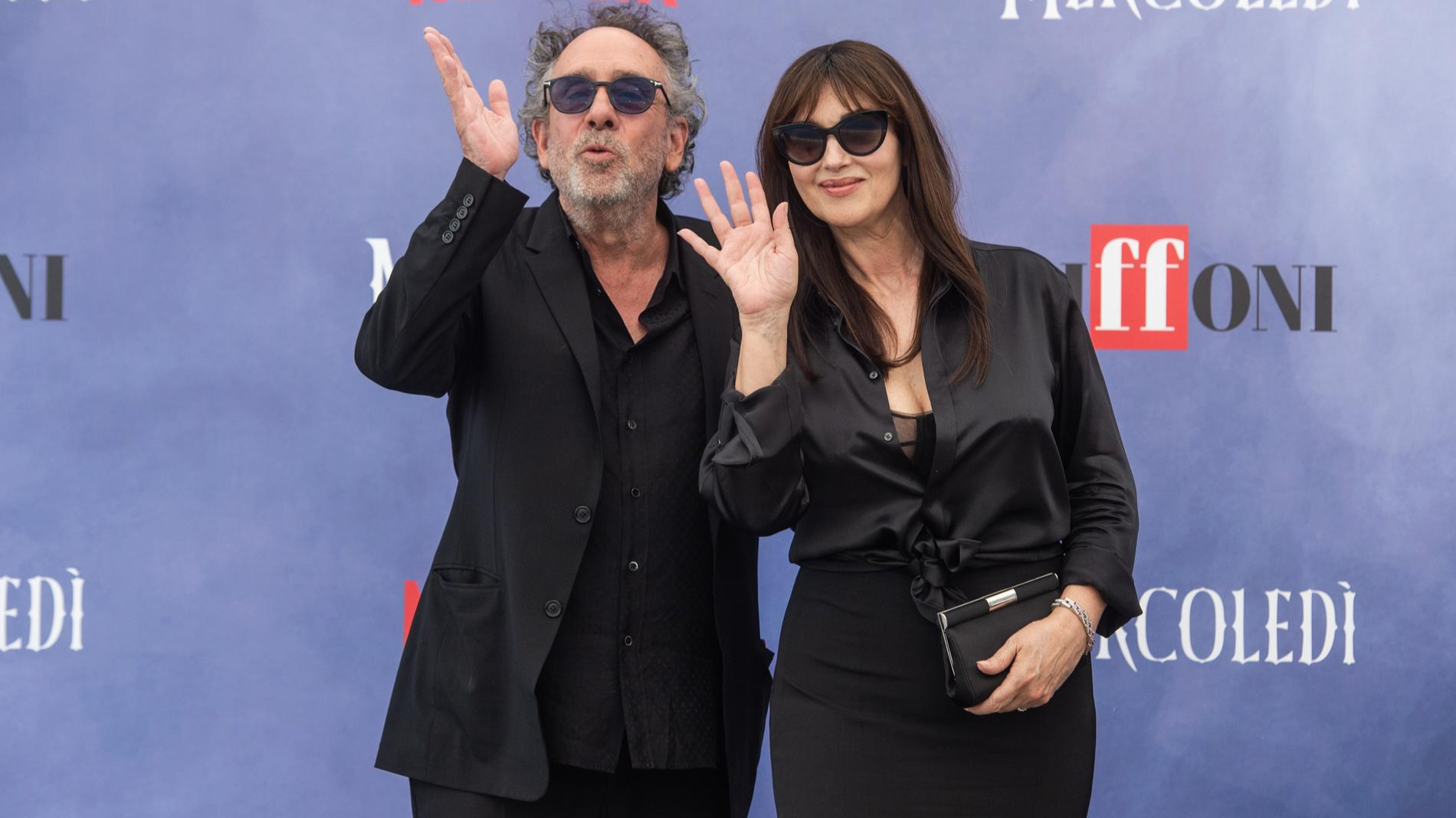 Тим Бёртон и Моника Беллуччи. Фото: gettyimages.com