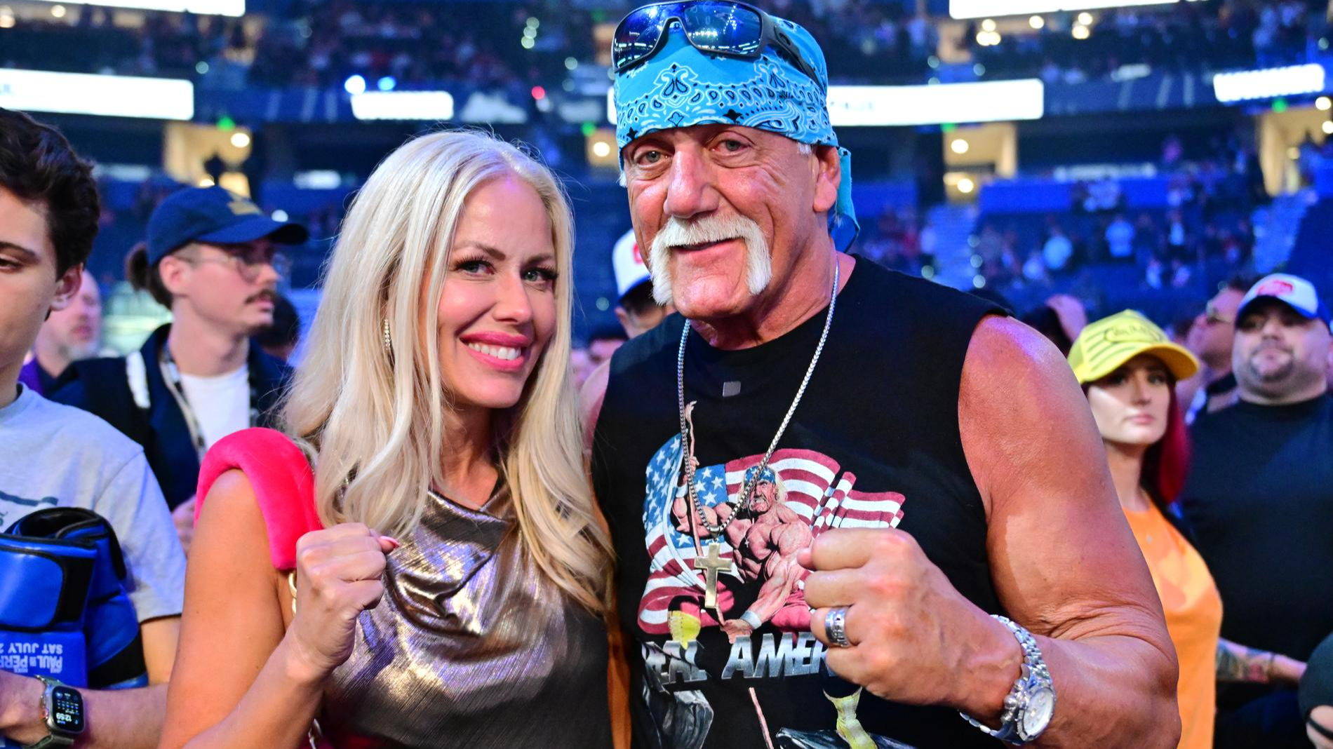 Скай Дейли и Халк Хоган. Фото: Getty Images