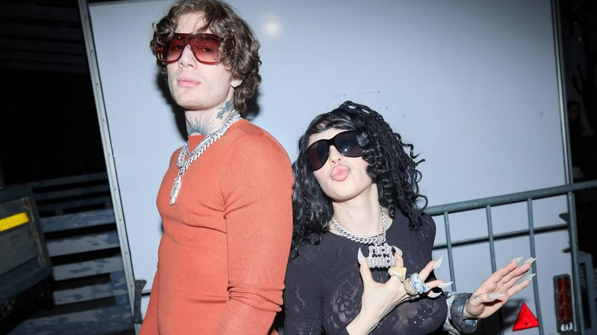 Инстасамка и Олег Moneyken. Фото: Инстаграм (запрещён в РФ) @instasamka