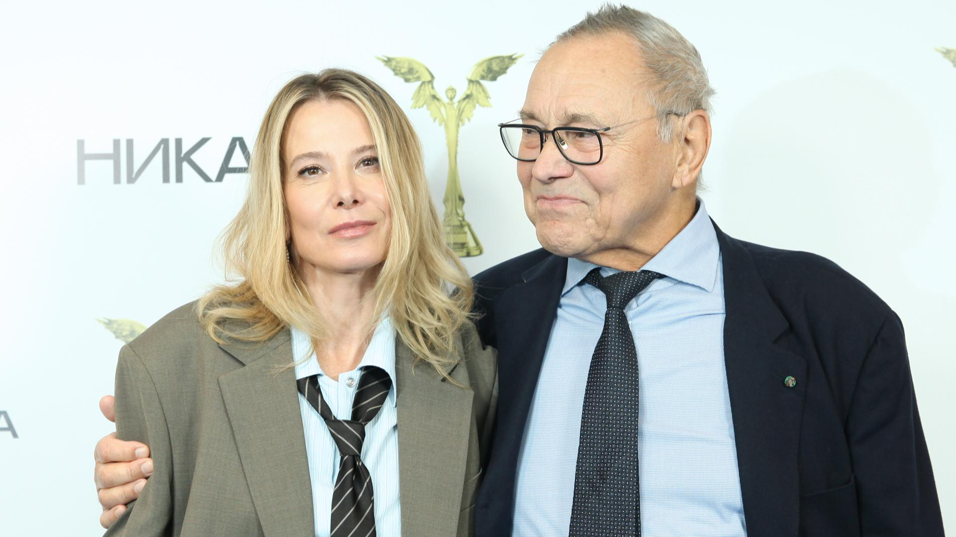 Юлия Высоцкая и Андрей Кончаловский. Фото: Legion-Media