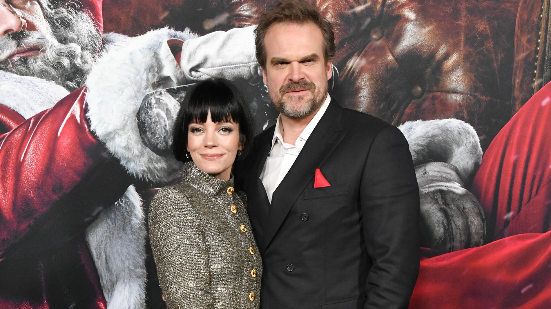 Лили Аллен и Дэвид Харбор. Фото: Getty Images