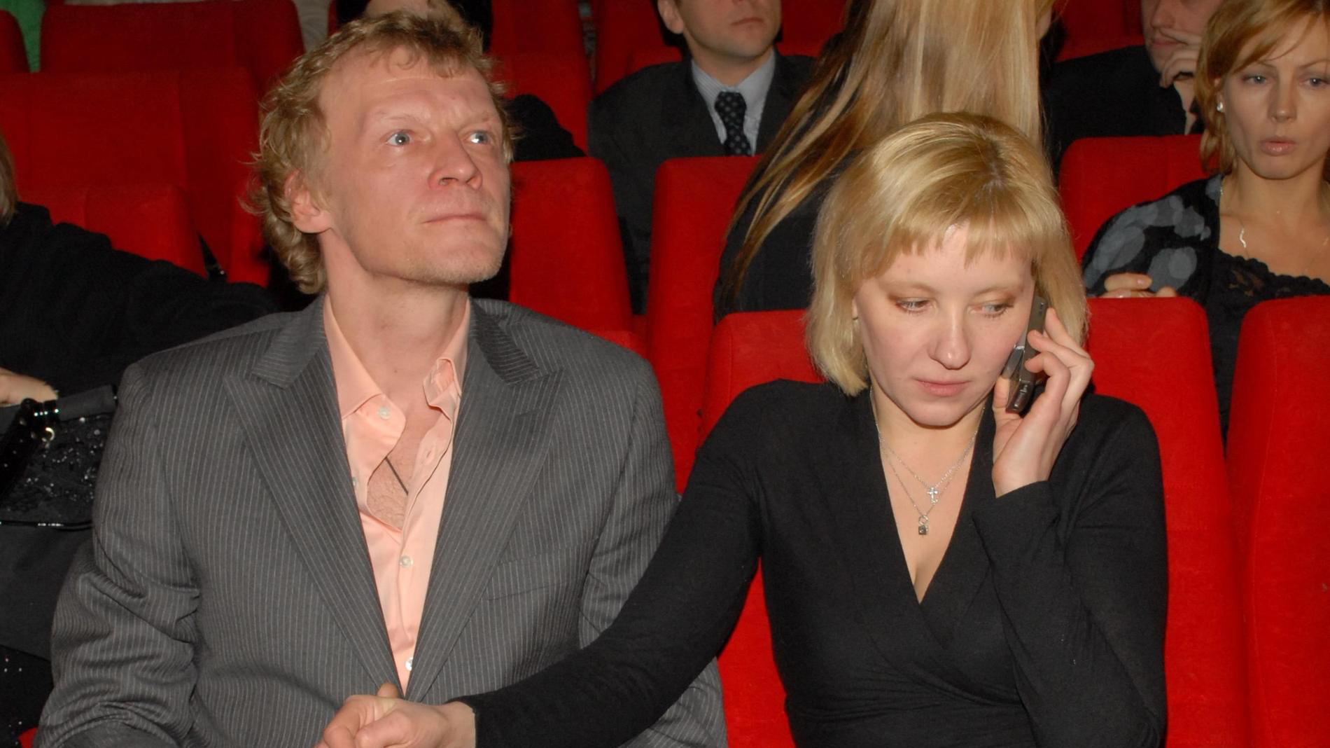 Алексей Серебряков с женой Марией. Фото: Legion-Media