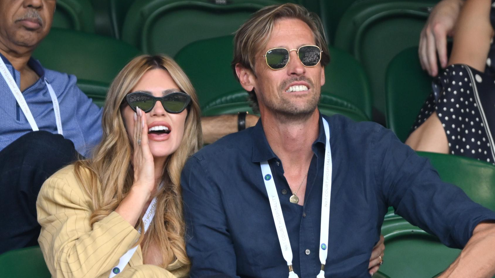 Эбби Клэнси и Питер Крауч. Фото: Getty Images