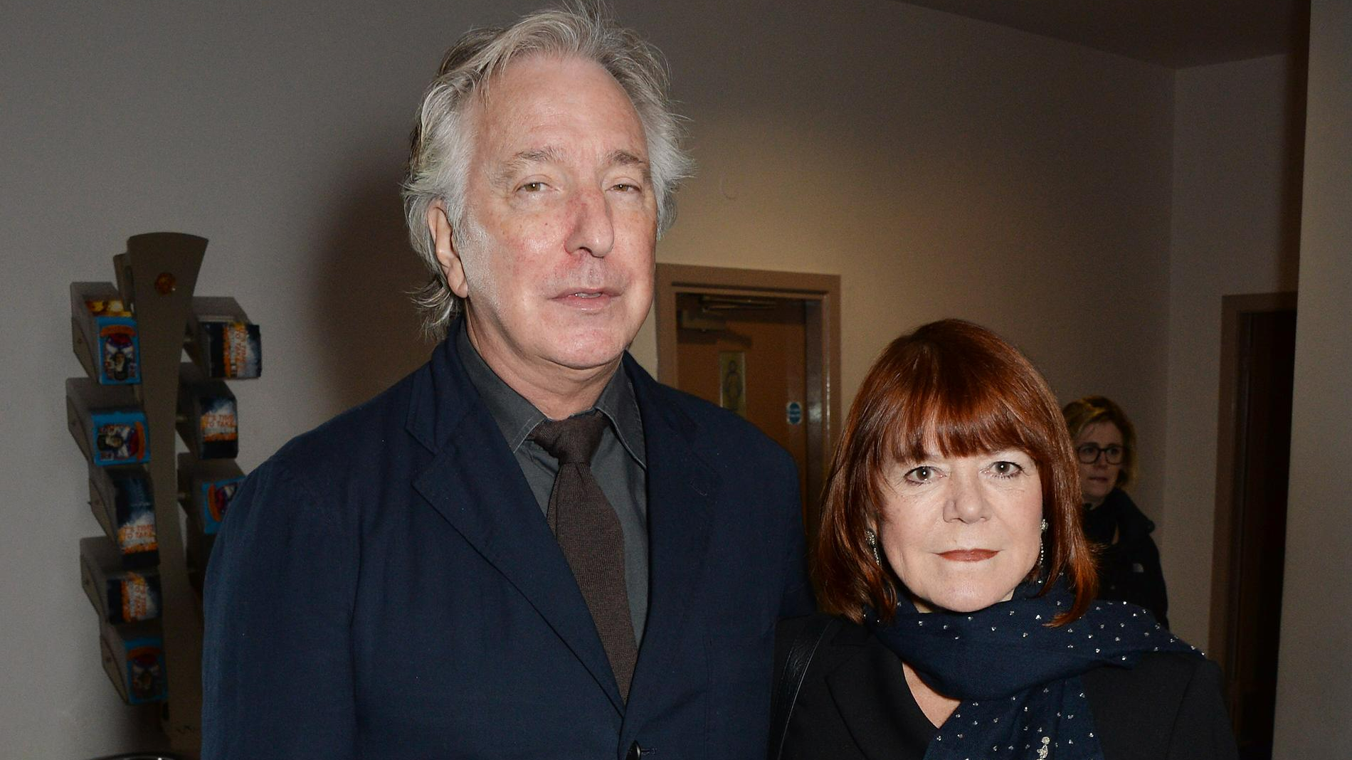 Алан Рикман и Рима Хортон. Фото: Getty images