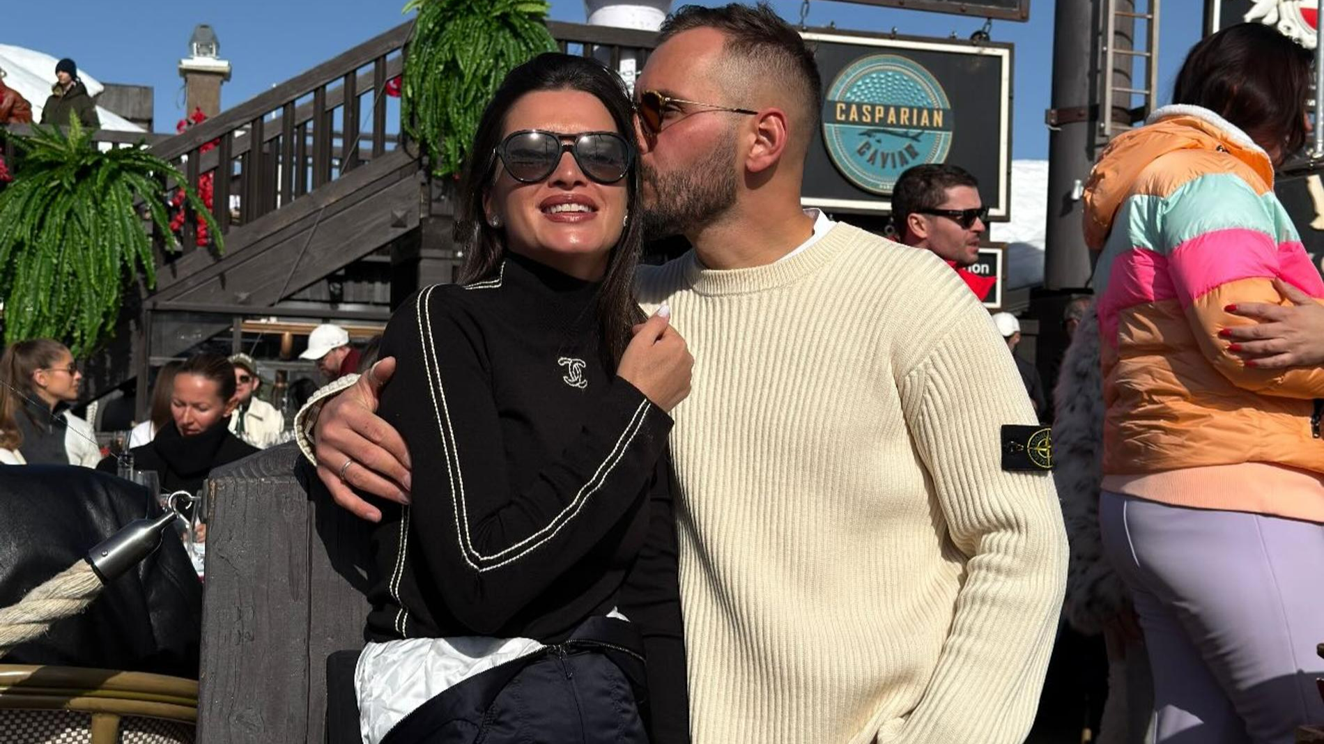 Ксения Бородина и Николай Сердюков. Фото: Инстаграм (запрещён в РФ) @borodylia