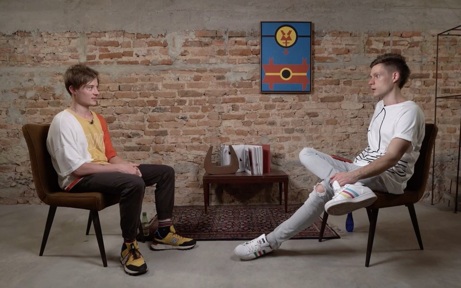 Кадр из интервью