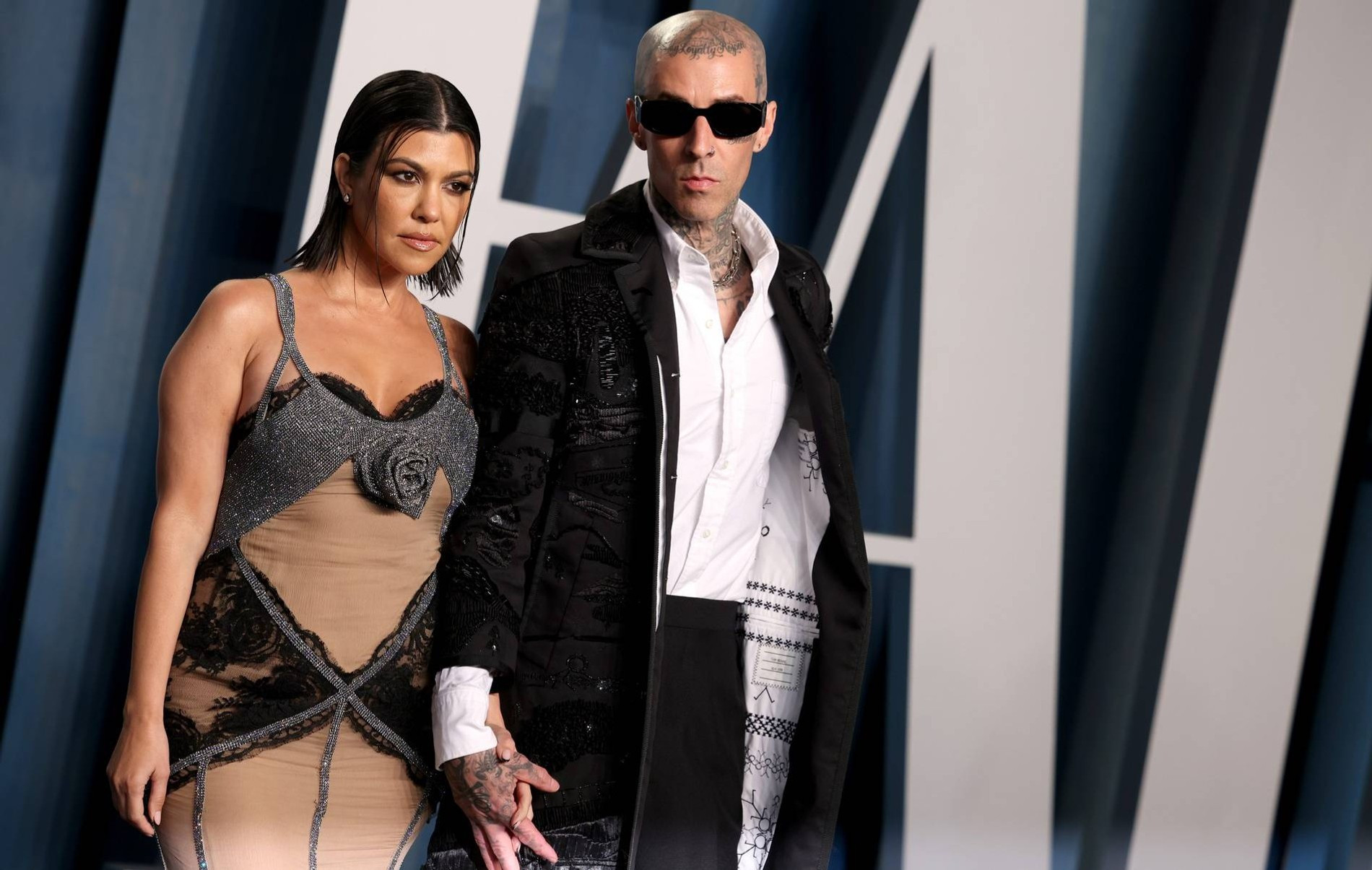 Трэвис Баркер и Кортни Кардашьян. Фото: Getty Images
