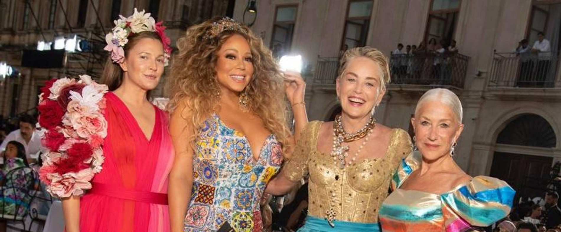 Дрю Бэрримор, Мэрайя Кэри, Шэрон Стоун и Хелен Миррен. Фото: Instagram (запрещен в РФ)