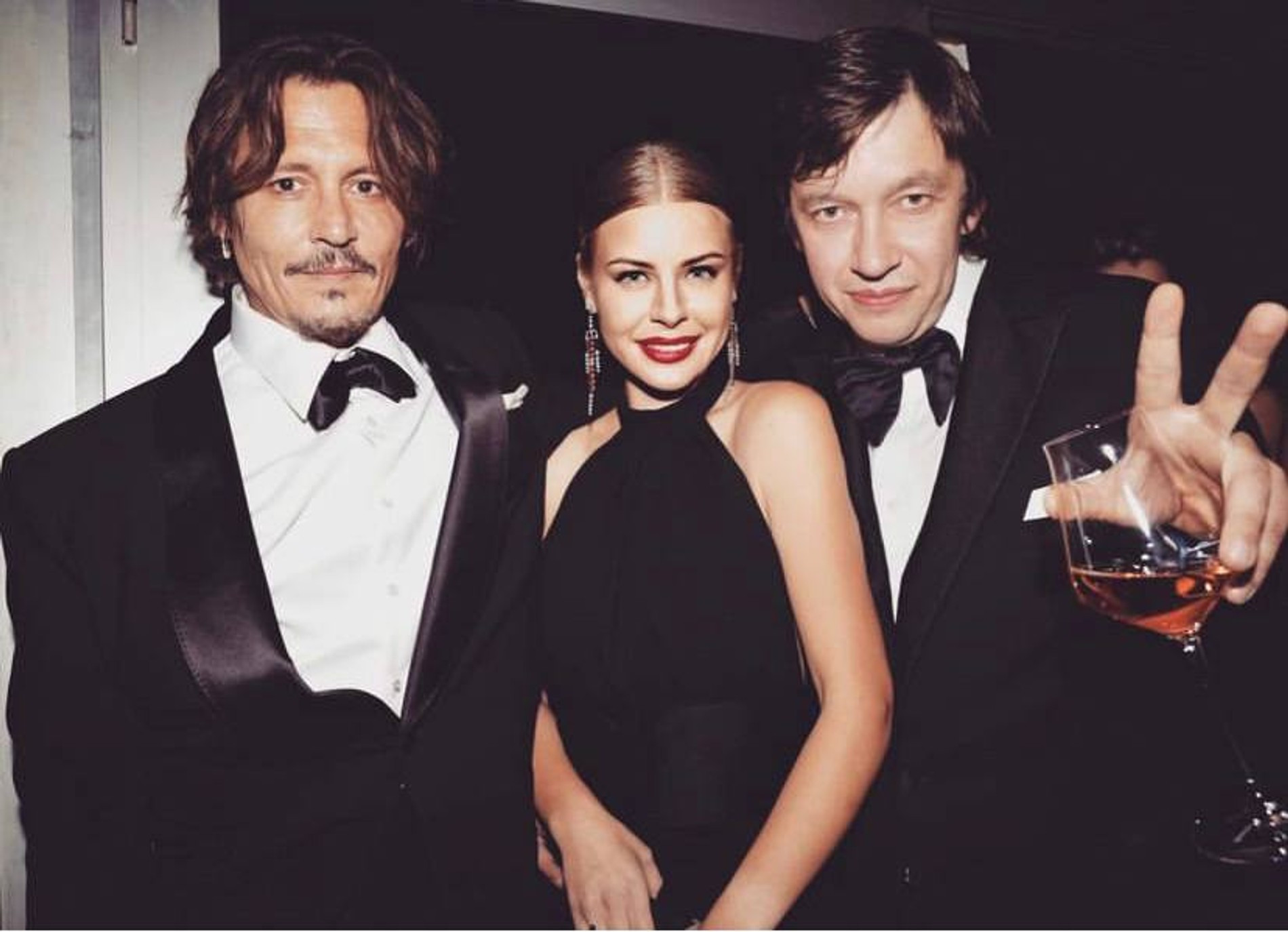 Джонни Депп, Анна Вишневская и Василий Клюкин
Фото: Инстаграм (запрещен в РФ)