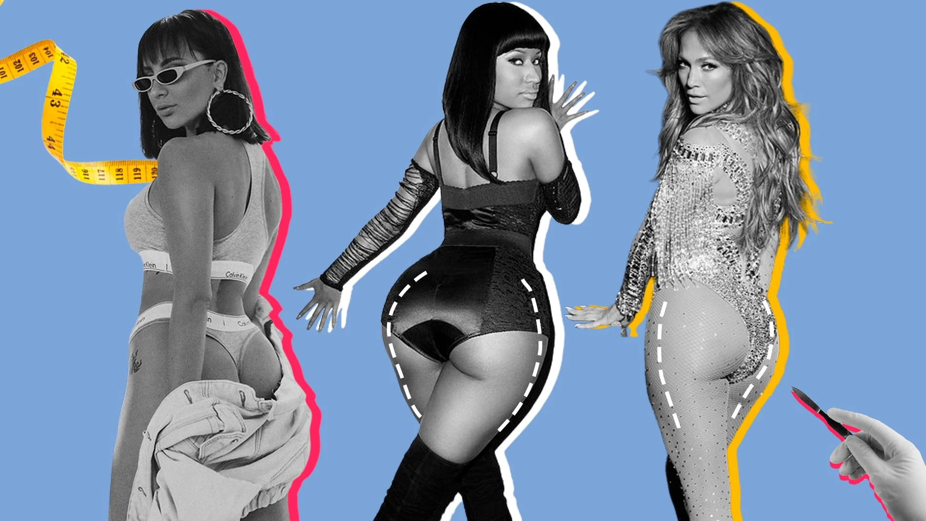 Фото: Колллаж Super.ru c фото Джей Ло, Ники Минаж и Анны Asti