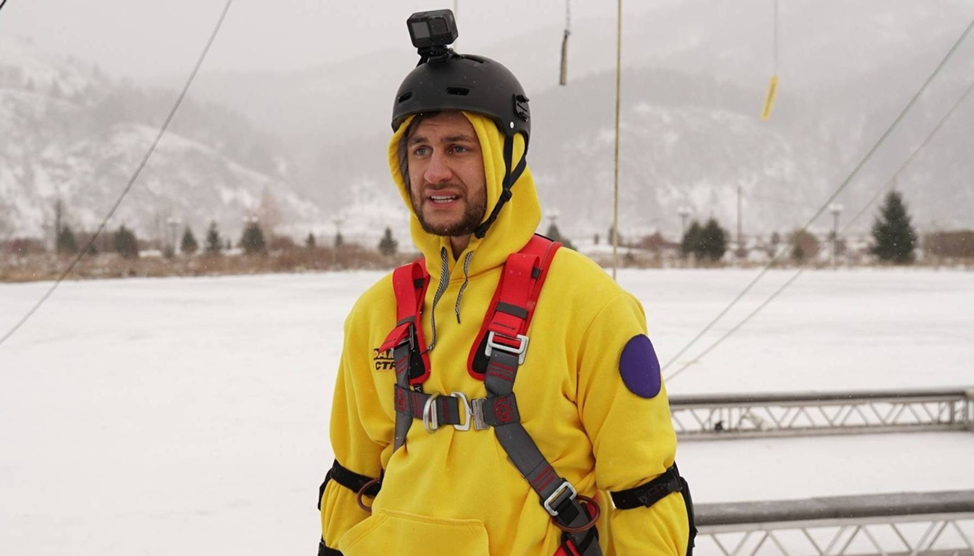 Давид Манукян на съемках шоу «Фактор страха»
Фото: Super 