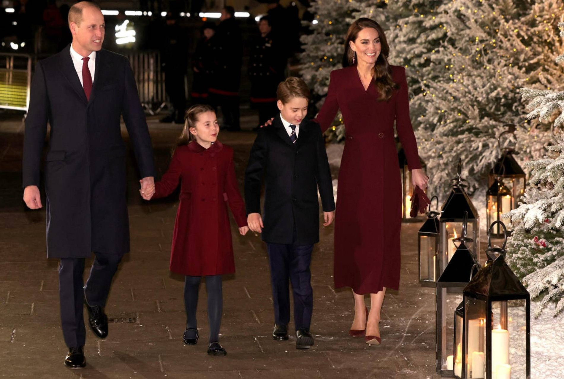 Принц Уильям, Шарлотта, Джордж и Кейт Миддлтон
Фото: Getty