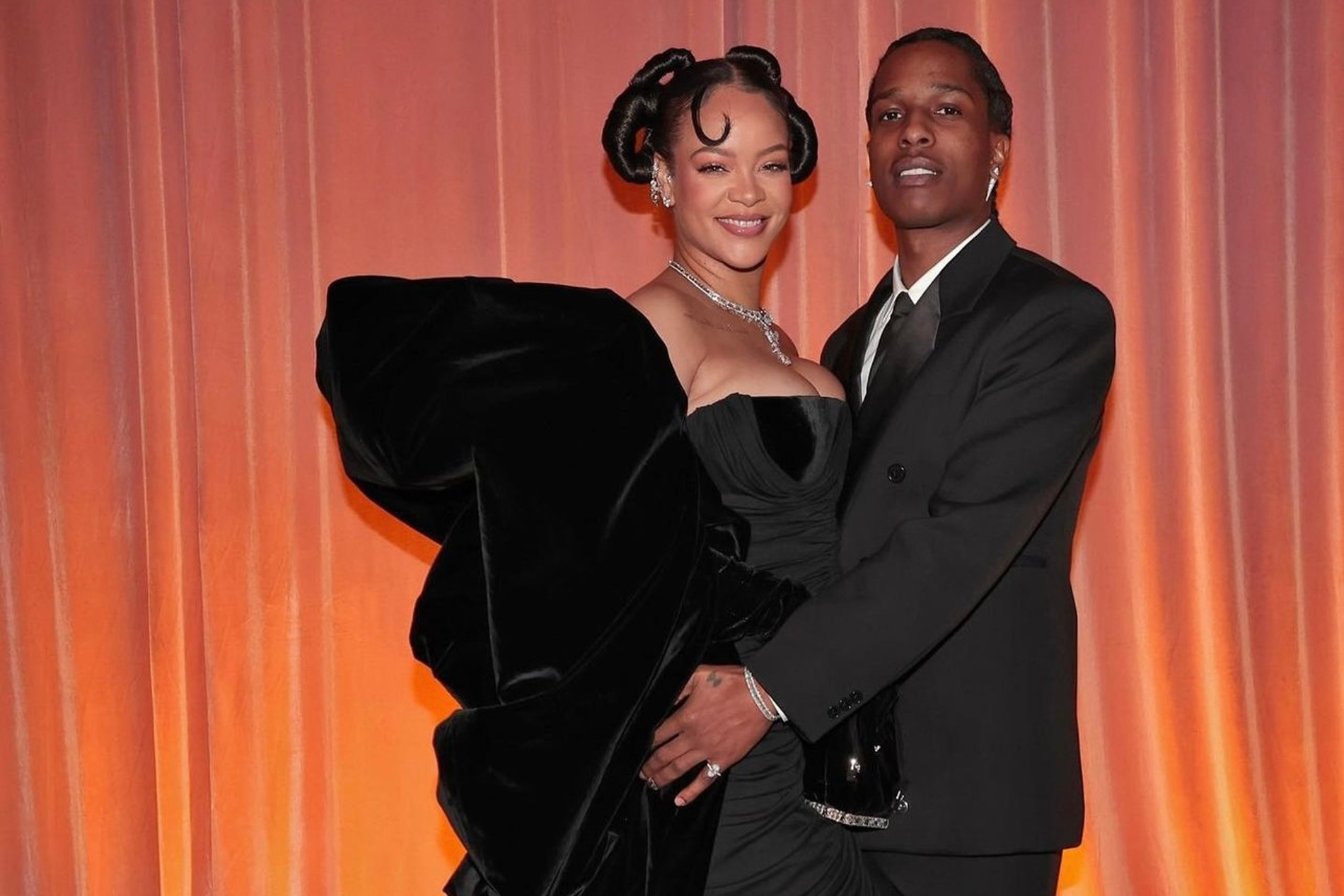 Рианна и ASAP Rocky на премии «Золотой глобус»
Фото: Getty Images