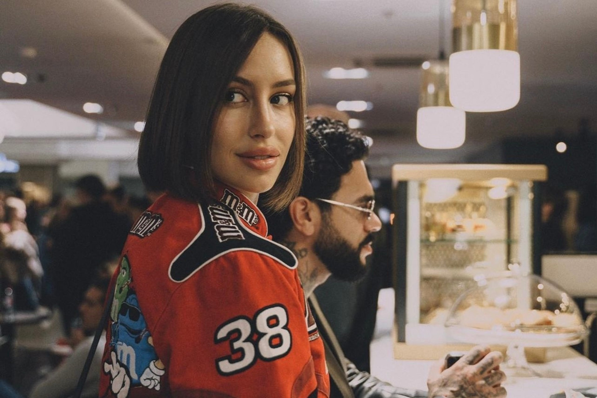 Валентина Иванова и Тимати
Фото: Инстаграм (запрещен в РФ) @halfbloodval