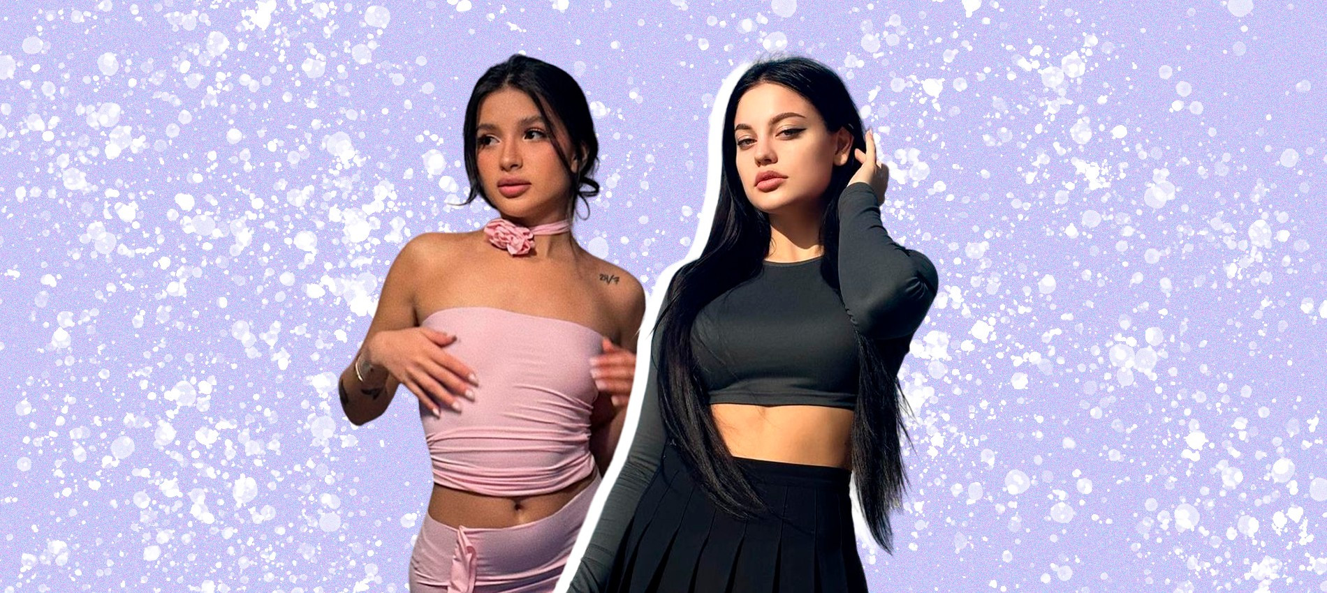 Амина Тендерлибае и Дилара 
Коллаж Super