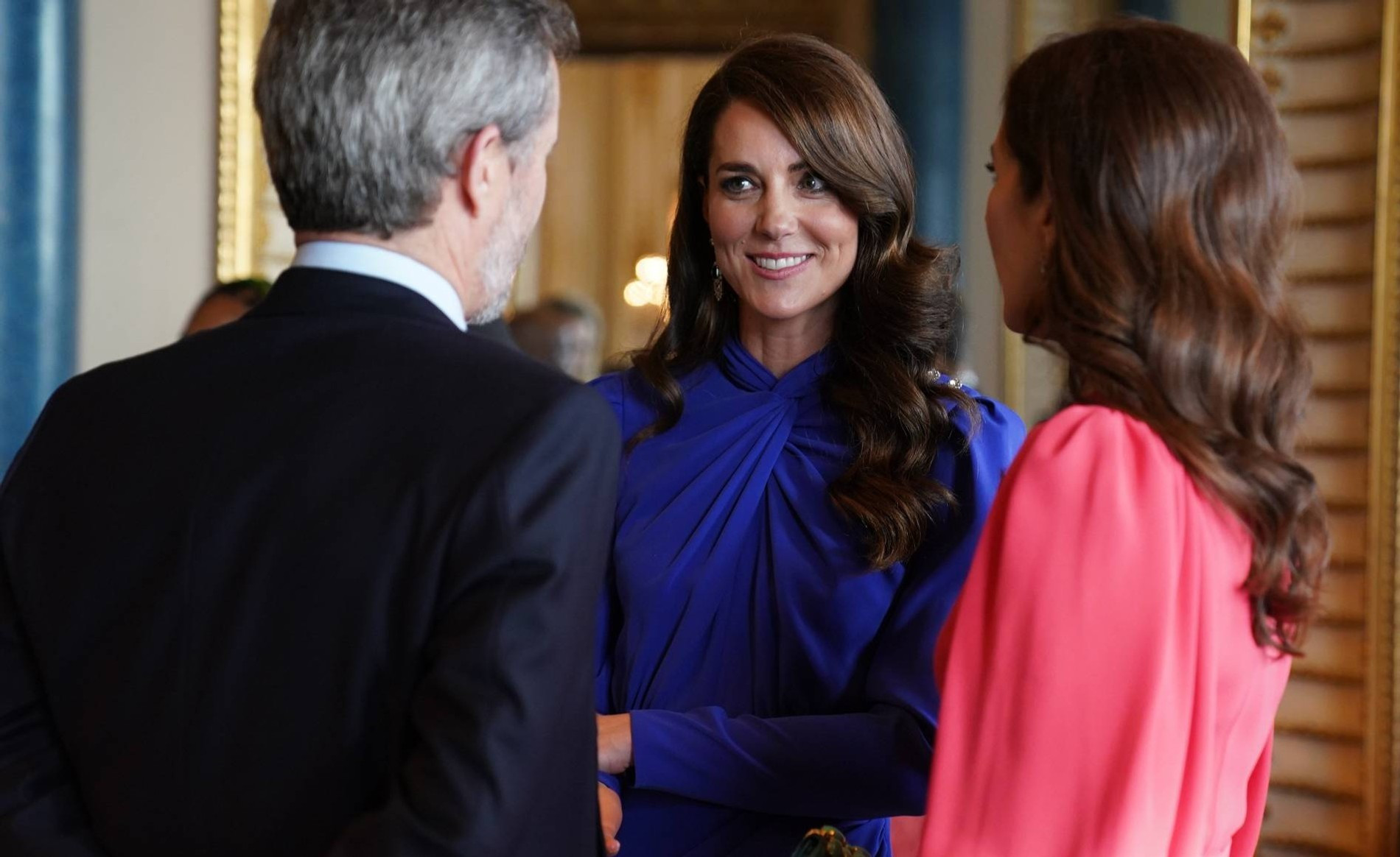 Кейт Миддлтон с кронпринцем Дании Фредерик и кронпринцессой Дании Мэри
Фото: Getty Images