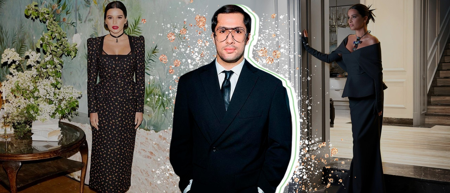 Алеко Надирян и Ксения Бородина. Фото: Инстаграм (запрещен в РФ) @akelo_n / @borodylia 